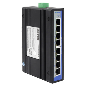 UOTEK 10/100M 8-Port Unmanaged <strong>Ethernet</strong> Switch DC Input Wall-mounted Industrial Switch <strong>IEEE</strong> 802.3 10Base-T Standard UT-6408 - Product Image 1