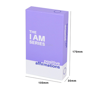 Factory Prices Customize Your Design Printing Personalized Self Care Positive Affirmation Cards for Kids