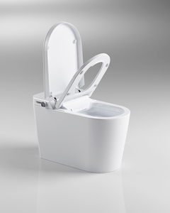 E köpük ve ortam ışığı ile otel akıllı bide çift kullanıcı özelleştirme fonksiyonu lüks akıllı tuvalet - Product Image 3