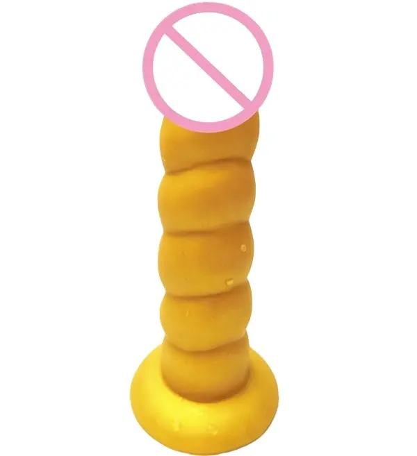 Beautiful Gold Big Dildo Realista Sucção Cup Dildo Adultos Brinquedo do sexo para as Mulheres Enorme Penis Erótico Mercadorias