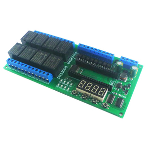 DN33C08 DC 12V 24V 8chRS485 RasPi RPI Pi Pico Python C用のシンプルなPLCIO拡張ボード多機能遅延リレーモジュール - Product Image 1