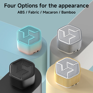 Altavoz Bluetooth de bambú inalámbrico de tamaño mini portátil sistema de sonido de escritorio de computadora al aire libre - Product Image 6