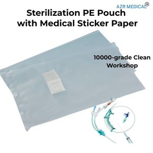 Envelope Transparente Médico para Esterilização de Plasma PE para Gaze, Esponjas, Seringas e Dispositivos em Autoclave Sem Indicador - Product Image 2