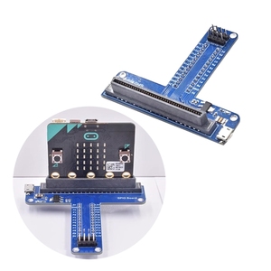 Sıcak satış genişletme kartı Python programlama makinesi eğitim mikro Bit adaptör panosu T tipi Microbit geliştirme kurulu