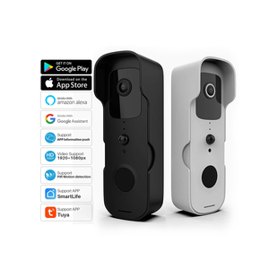 Timbre de vídeo inteligente V30 Tuya, impermeable, visión nocturna, seguridad del hogar, cámara FHD 1080P, intercomunicador Visual Digital, timbre de puerta con WIFI - Product Image 1