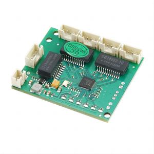 สวิตช์อีเธอร์เน็ตอุตสาหกรรม PCB 5พอร์ต100Mbps โมดูลสวิตช์เครือข่ายองค์กร