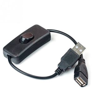 Muestra gratis Oem USB 2,0 a macho a hembra ON OFF Cable de interruptor Usb
