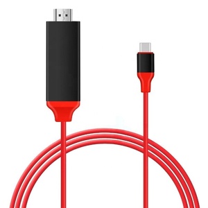 2M Long 4K <strong>USB</strong> Type C 1080P HDTV <strong>Adapter</strong> Cable USB3.1 <strong>USB</strong> 3.1 Type C <strong>USB</strong>-C <strong>to</strong> <strong>HDMI</strong> Male <strong>to</strong> Male Cable <strong>Adapter</strong> Converter 4K HDTV - Product Image 1