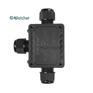 EW-M2068L-T T Shape <strong>3Way</strong> Ip20 Series Waterproof Connector Terminals Block <strong>Led</strong> Landscape Light Ip68 Waterproof Junction Box - Product Image 1