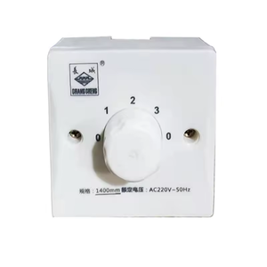 Interruttore di controllo della ventola con pulsante di qualità alta 3 velocità e interruttore di regolazione della velocità della ventola per uso domestico - Product Image 4
