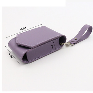 YY Stocked PU Leather Lipstick <strong>Pouch</strong> with Mirror Wristlet Lipstick Holder Fashion Makeup Lipstick Case for Girls Women - Product Image 2