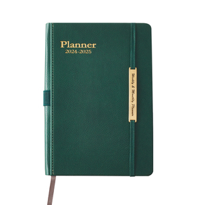 Velvet Custom Journal Christian Personal Recargable A5 Espiral Rosa Cubierta de cuero Cuadernos con notas adhesivas
