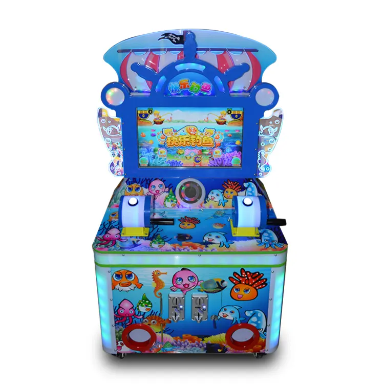 Bambini pesce classico armadio macchina del gioco di pesca con gashapon gettoni di pesce giochi di caccia macchina