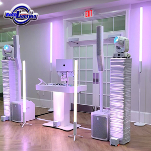 दोनों 360 एलईडी पिक्सेल ट्यूब बैटरी स्मार्ट वायरलेस dmx512 ने शादी के dj चरण लाइट rgbwa पिक्सेल uplight rd. - Product Image 1