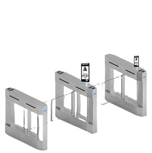 Thinmoo biometrico controllo di accesso automatico bidirezionale barriera a battente cancello di accesso pedonale di controllo in edifici commerciali - Product Image 4