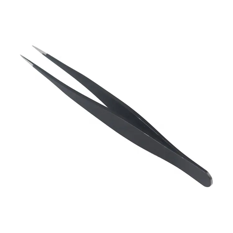 Precision Sharp Surgical Tweezers with Needle Nose Point for Ingrown Hair Splinters Ticks Glass Removal & Eyelashes