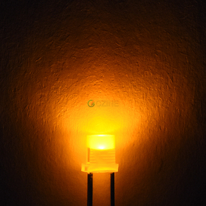 Czinelight 3mm düz üst dağınık sıcak beyaz kırmızı mavi yeşil sarı renkli lens ampul Led 2V 3V göstergesi - Product Image 6