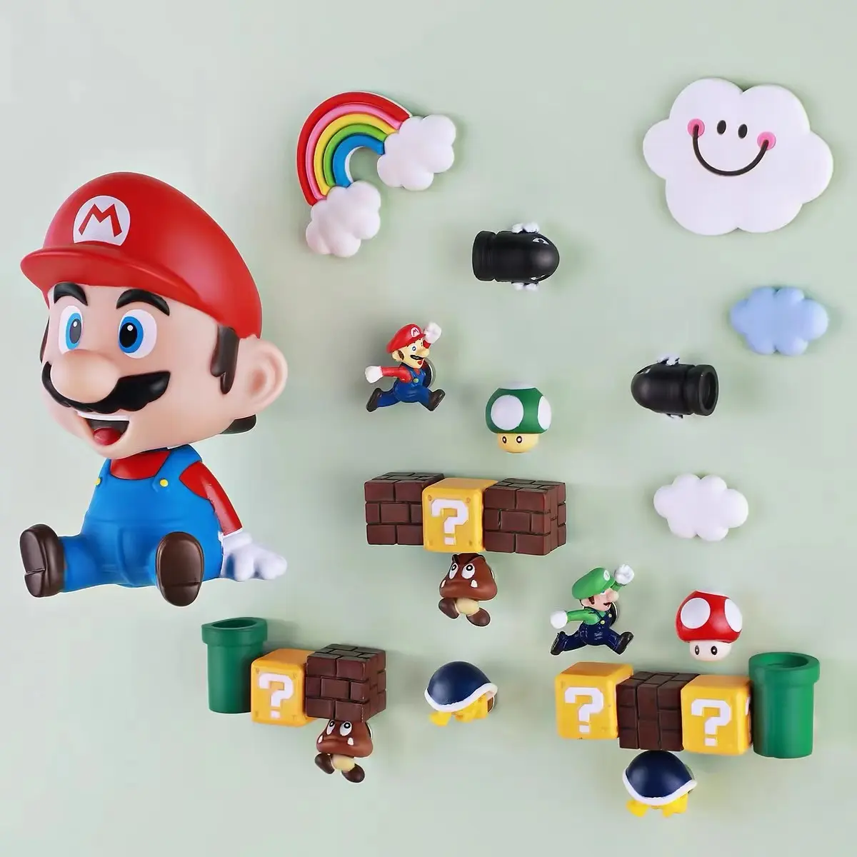 Wolke Kühlschrank Magnete Regenbogen Kühlschrank Magnete 3d Harz Cartoon Mario Kühlschrank Magnet für Geschenk/Dekoration/Souvenir