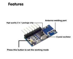 433 Mhz RF Remote <strong>Control</strong> Transmitter and 433mhz RF <strong>Relay</strong> Receiver Switch Module <strong>Wireless</strong> Switch 4 CH <strong>Output</strong> <strong>Control</strong> Switch - Product Image 3