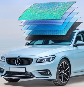 アイスクリスタルカーサンシェード折りたたみ車フロントガラスサンシェードカバーバイザープロテクターインテリアアンチUVサン
