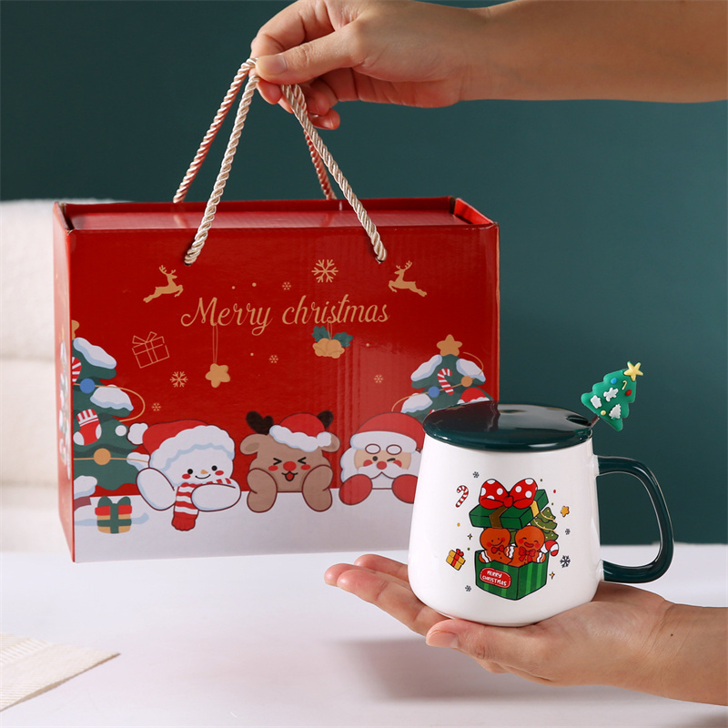 Caja de regalo verde B