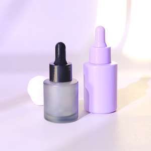 Hot-bán 20ml 30ml Chai thủy tinh nhỏ giọt Có Nắp Đậy Mỹ phẩm mờ đầy màu sắc lass chai tinh dầu chai thủy tinh - Product Image 2