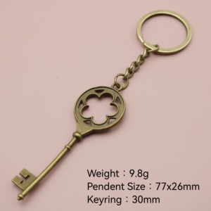 Toptan anahtar şekli anahtarlık kolye anahtar anahtarlık alaşım anahtarlık - Product Image 2