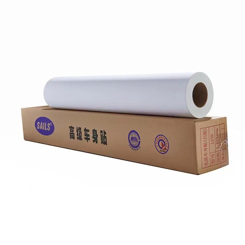 Eco solvente imprimível impermeável Pp papel sintético Rolls de papel cartaz