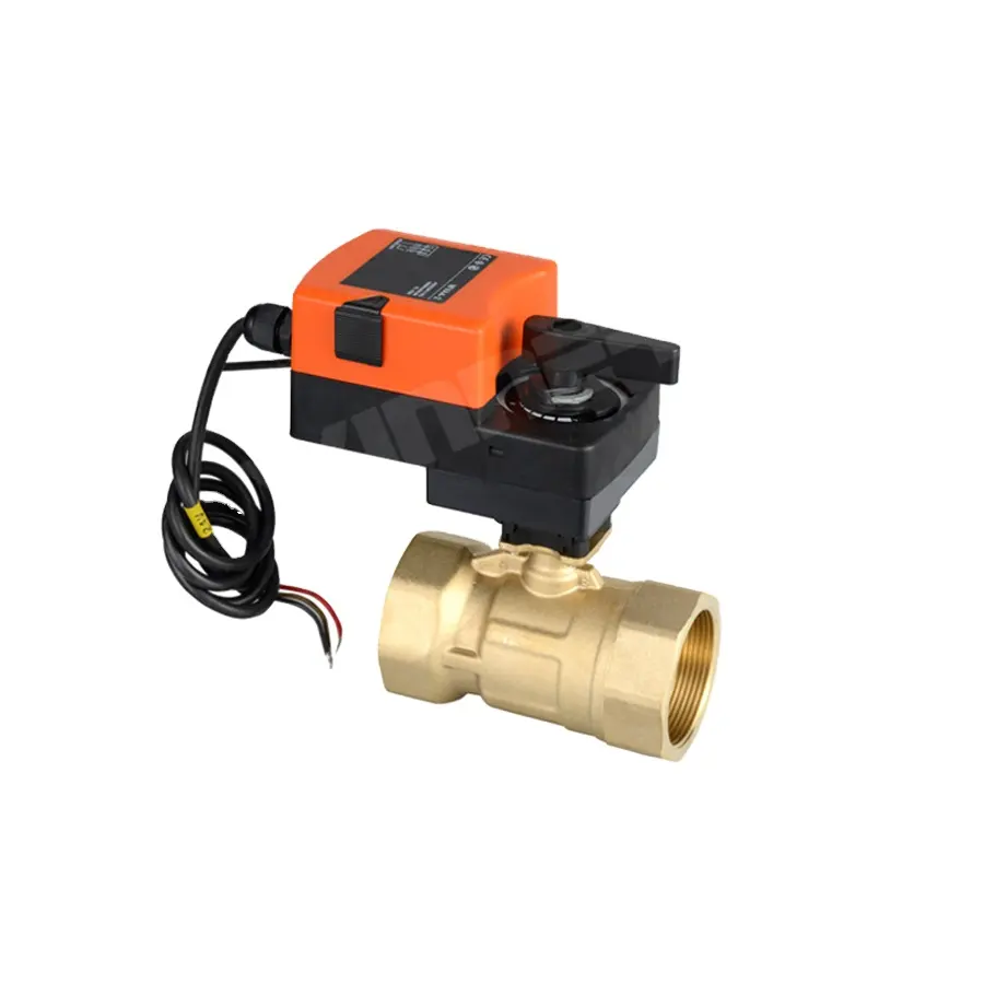 Winner-actuador eléctrico OEM/ODM, válvula proporcional moduladora de 4-20mA, válvula de bola motorizada para sistema de agua
