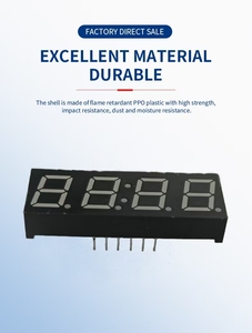 4 Bit Display a Led 7 segmento display a led ad alta luminosità bianco schermo a Led display in fabbrica diretta - Product Image 2