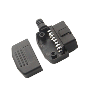 Connection <strong>Universal</strong> OBD2 16 Pin Square L Type Car Connection Male/Female Adaptor Plug with Screws (Male) - Product Image 2