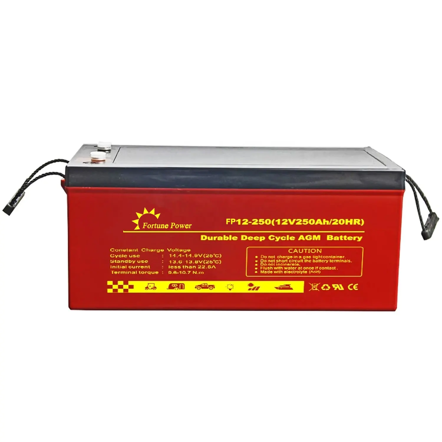 Batteria al piombo 12v 300ah 12v 250ah 12v 12v batteria al piombo con valvola ricaricabile 12v