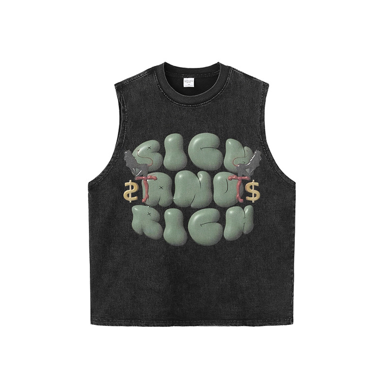 Gilet à fleurs sauté