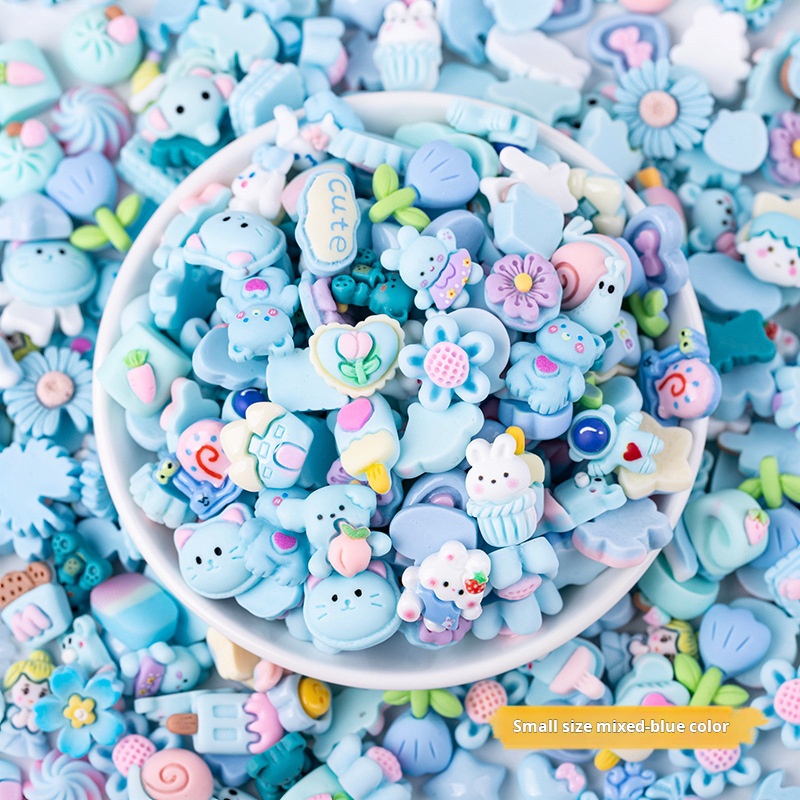 Taglia piccola, colore misto blu