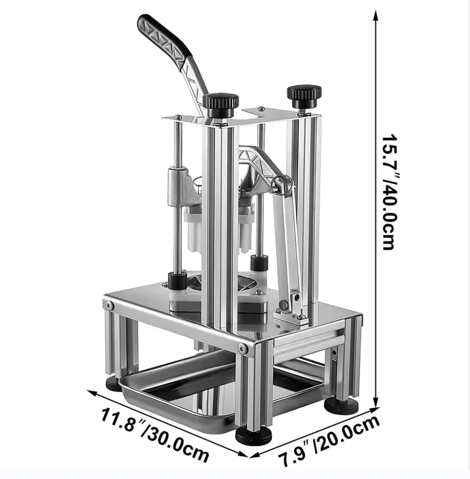 Cortador de patatas fritas multifunción, cortador de verduras y frutas, máquina picadora de patatas fritas, máquina cortadora de patatas fritas