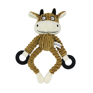 Động vật sang trọng nhai đồ chơi với cao su tự nhiên Ring - Bear khỉ bò thiết lập cho hung hăng chewers, răng Làm Sạch & chán nản cứu trợ - Product Image 2