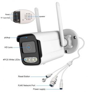定制2MP 5MP 8MP无线WIFI 4MP IP摄像机4MP POE摄像机索尼IP摄像机POE WebRTC RTSP RTMP，带SDK应用编程接口 - Product Image 3