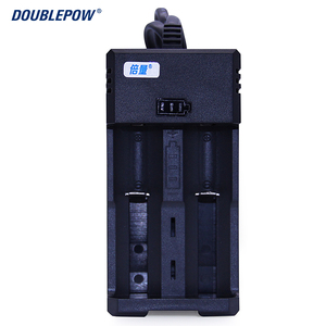 ダブルポウDC電気5W充電器2スロットリチウムイオン電池3.7V 4.2V出力500mAバッテリー充電器 - Product Image 2