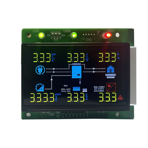 Controlador solar VA Módulo de pantalla LCD Vista completa Código roto Pantalla LCD