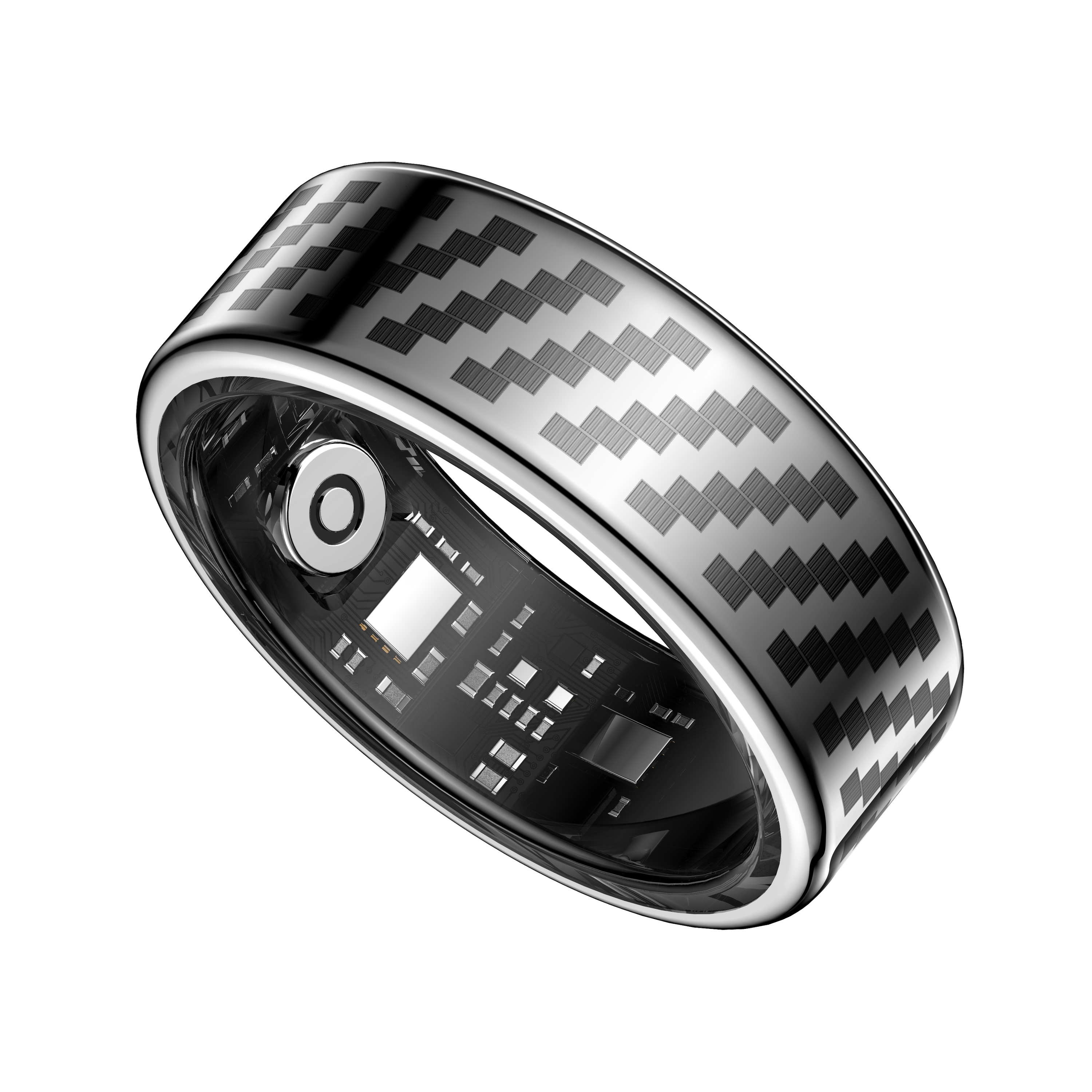 Silver -With Carbon Fiber