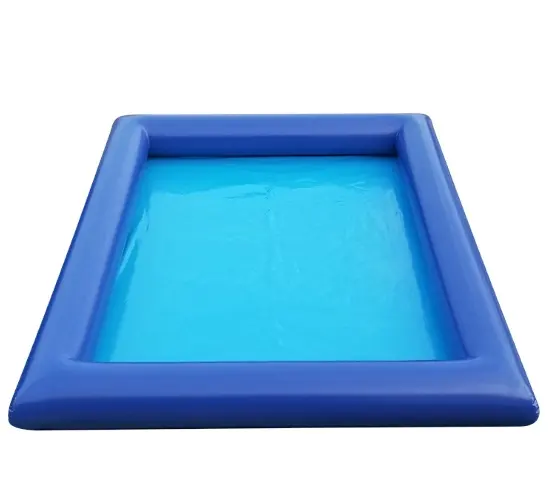 Jouet de piscine gonflable, ballon d'eau, jeu pour enfants, rectangle, HI PVC bleu, offre spéciale