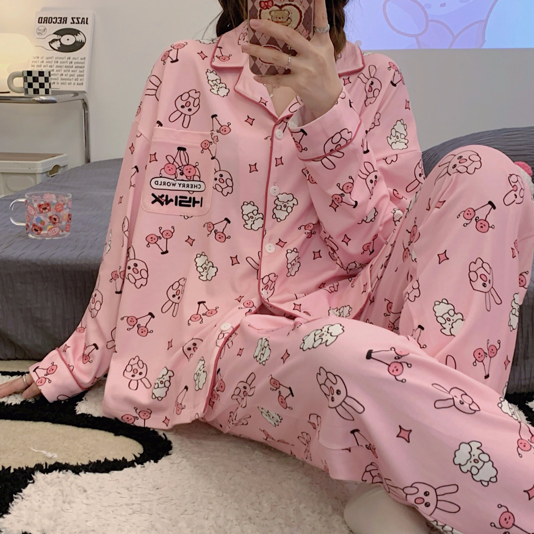 Conejo rosa
