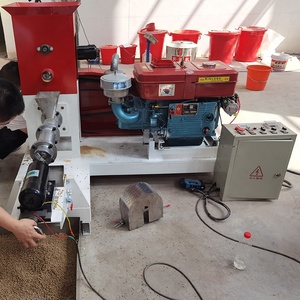 Máy thức ăn cho cá nổi bằng động cơ diesel | Máy Thức ăn viên cá dùng cho trang trại | động cơ diesel máy đùn thức ăn cho cá - Product Image 6