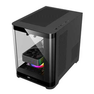 LY Curved New PC Chasis Barato Computadora Gamer Gabinete Torre media Computadora de escritorio Caja Gaming Pc - Product Image 3