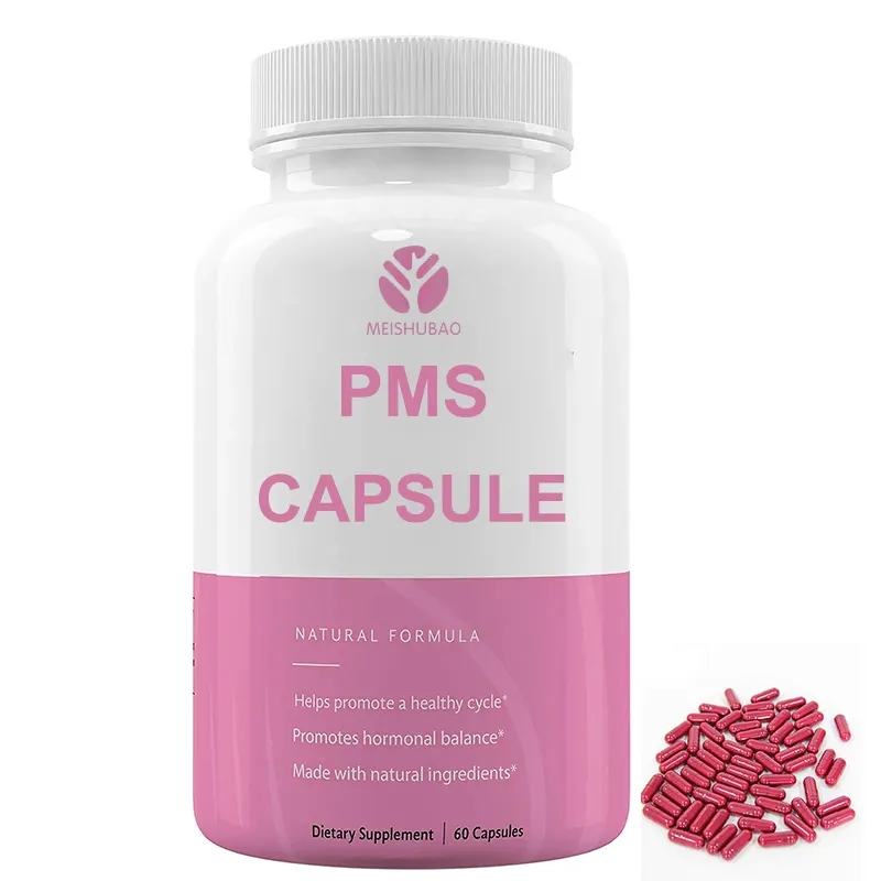 Capsules PMS à équilibre hornal, vitamine PMS, Capsule de soulagement des crampes menstruelles, Capsule de soutien de l'humeur PMS