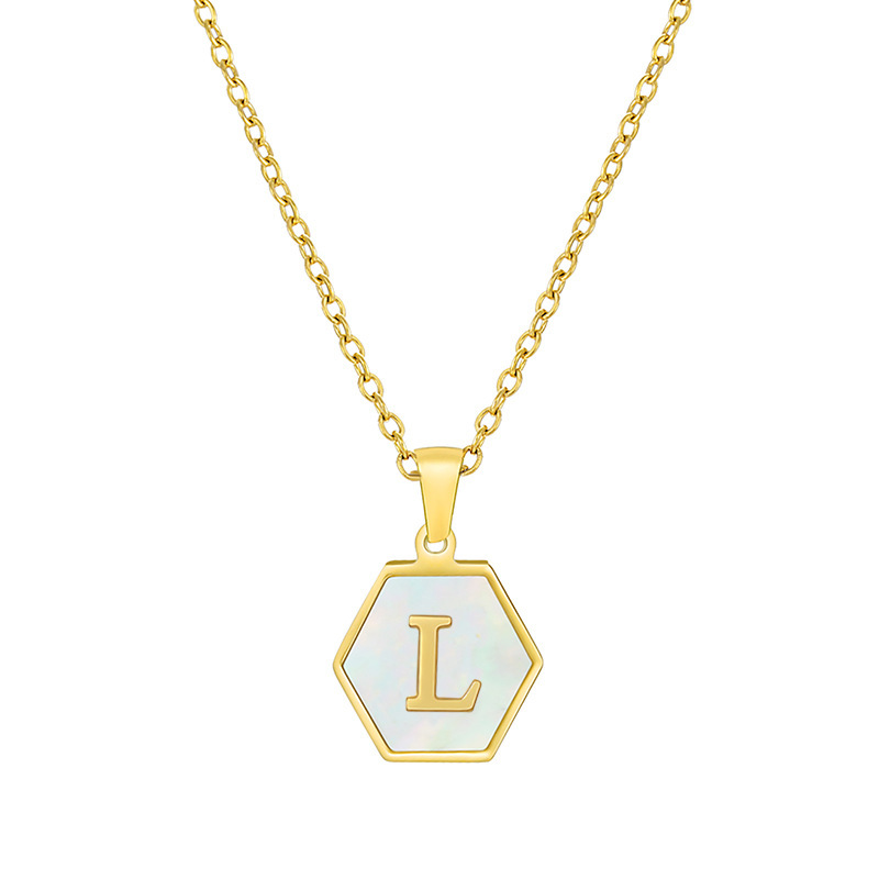 White Shell L (including chain)