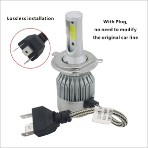 Fabrika en çok satan otomatik aydınlatma H10 9005 HB3 9006 HB4 H11 H4 H7 Led H1 H3 araba LED far 6000K ampuller H4 C6 Led - Product Image 2
