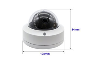 กล้องรักษาความปลอดภัยเครือข่าย4K 8MP โดม POE IP กลางแจ้ง2.8มม. H.265 IP67ใช้ได้กับกล้องวงจรปิดกันน้ำ Hi NVR - Product Image 2