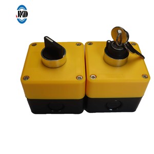 Crane Accessory <strong>Button</strong> <strong>Switch</strong> <strong>Control</strong> <strong>Box</strong> LA38 <strong>Button</strong> Start Stop Self Reset Power <strong>Switch</strong> Emergency Stop Knob 22mm - Product Image 1