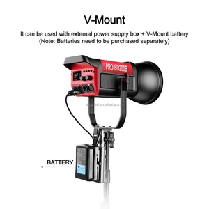 GVM Official PRO SD200B luce LED per riprese Video 2800-6800K fotografia di luce telecomando di illuminazione a uscita continua - Product Image 4